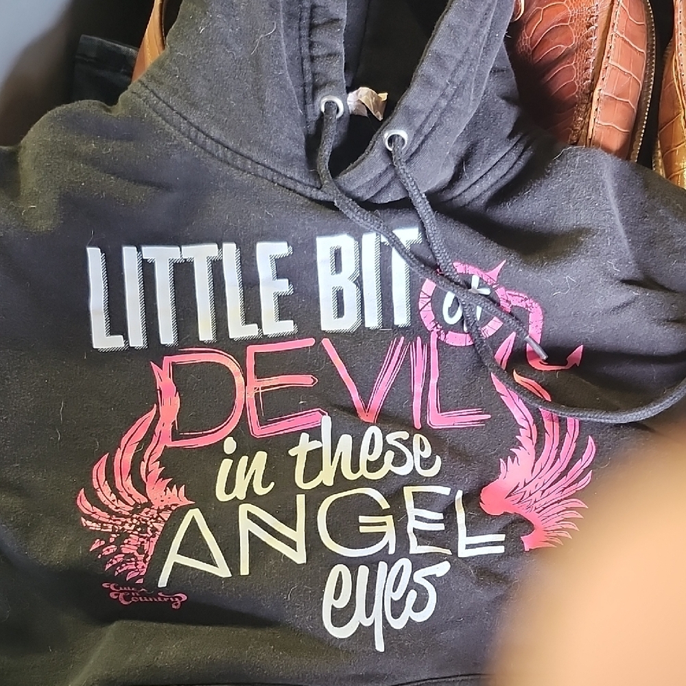 Black Graphic Hoodie